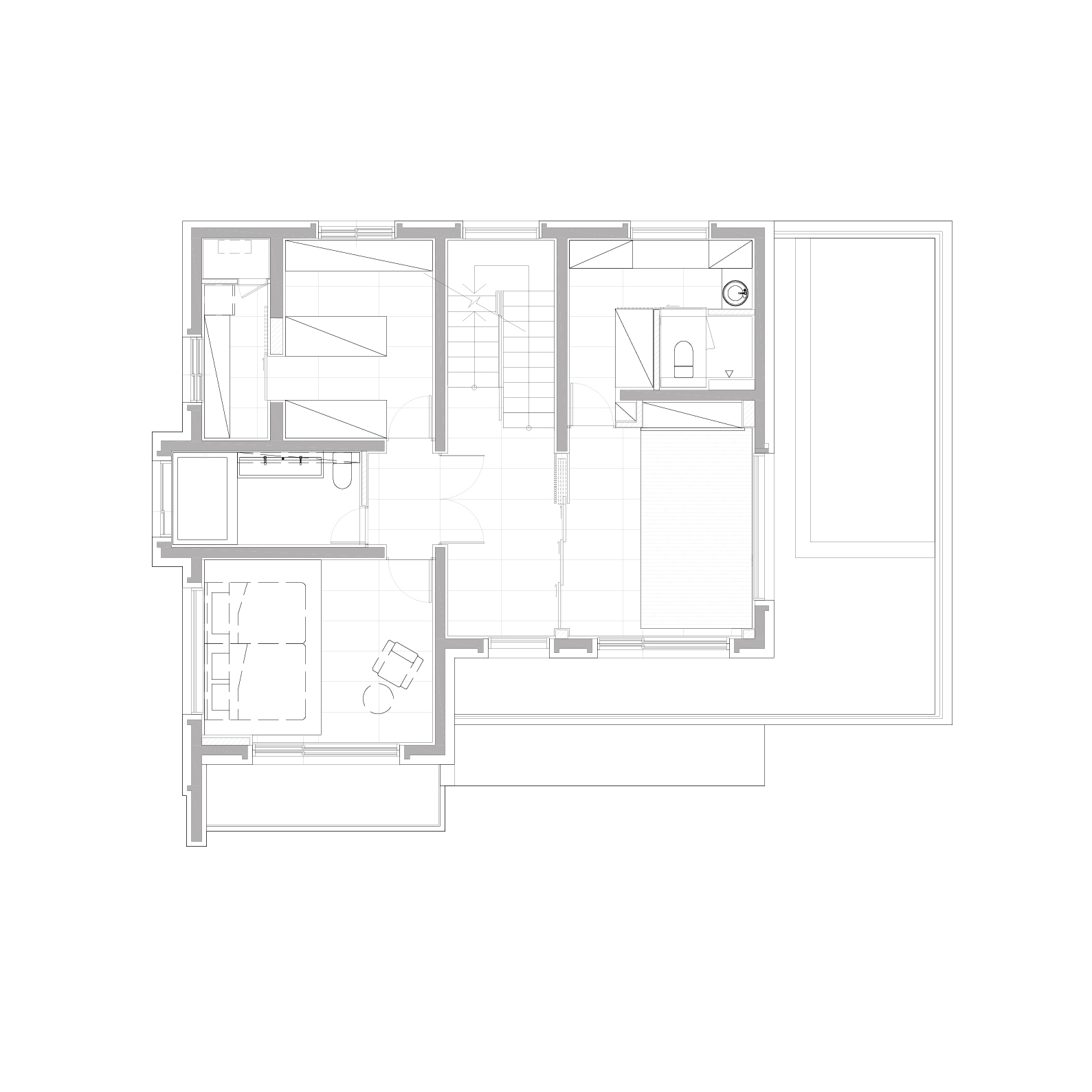 Drawing 2. Second floor plan